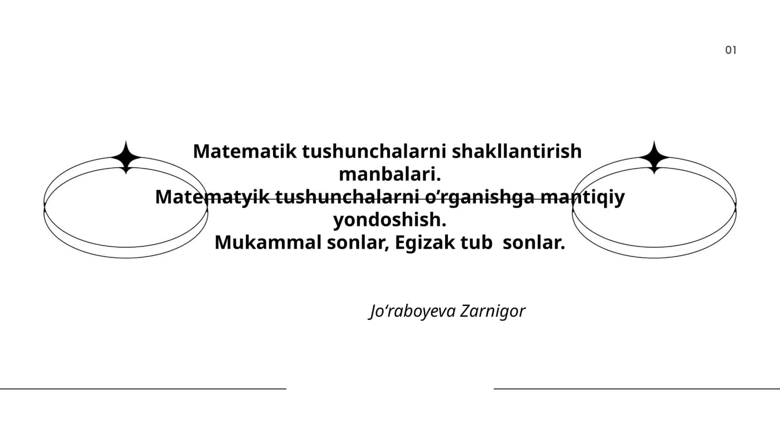 Matematik tushunchalarni shakllantirish manbalari