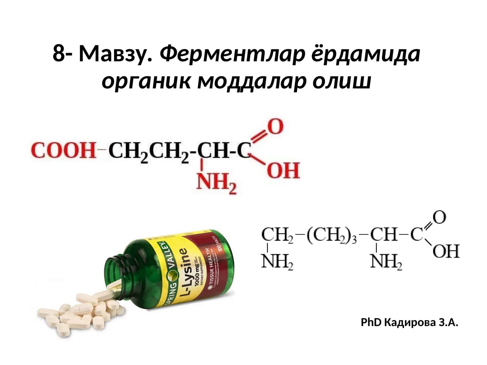 Ферментлар ёрдамида органик моддалар олиш