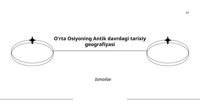 O'rta Osiyoning Antik davrdagi tarixiy geografiyasi