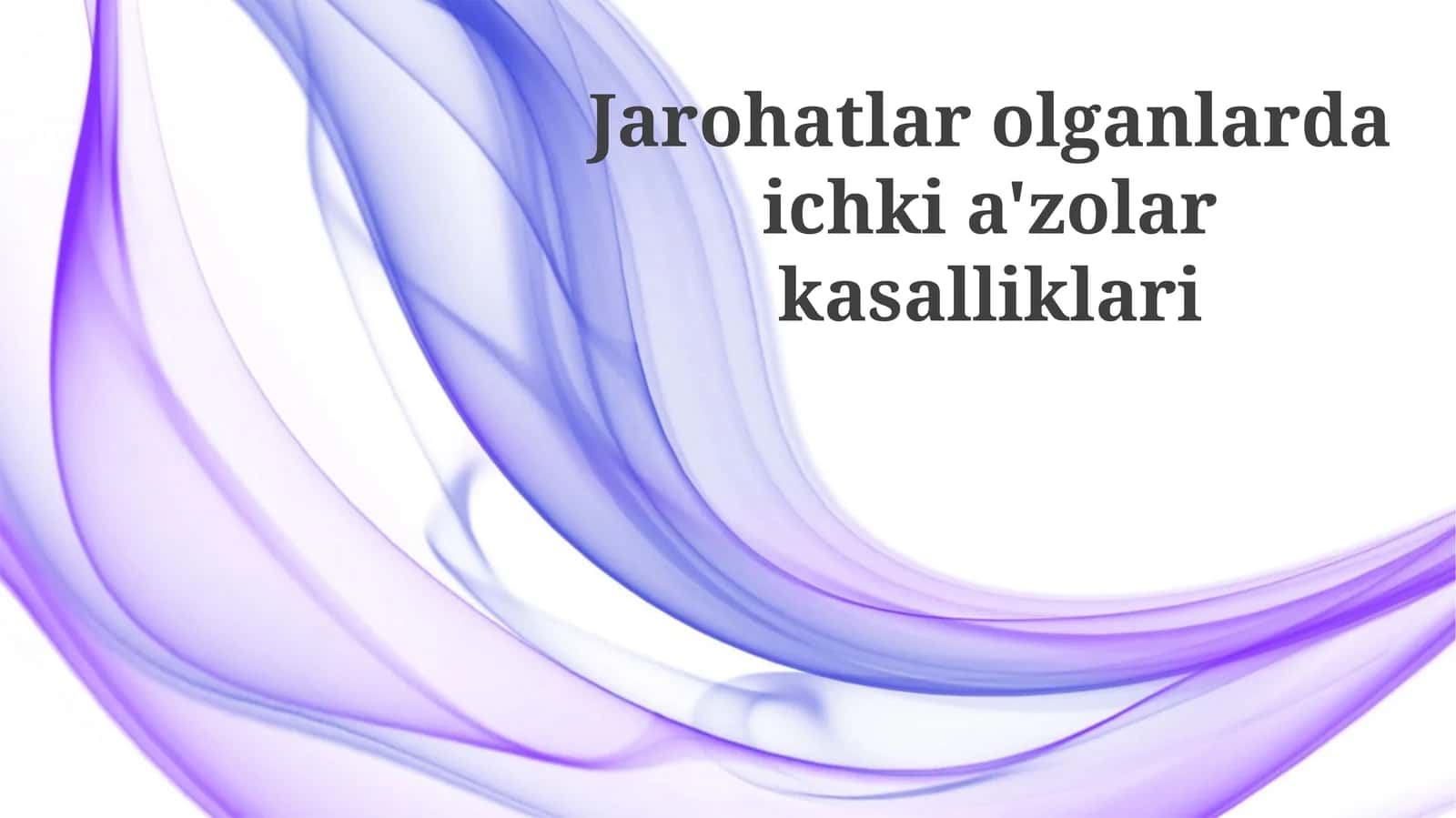 Ichki organlar shikastlanishi