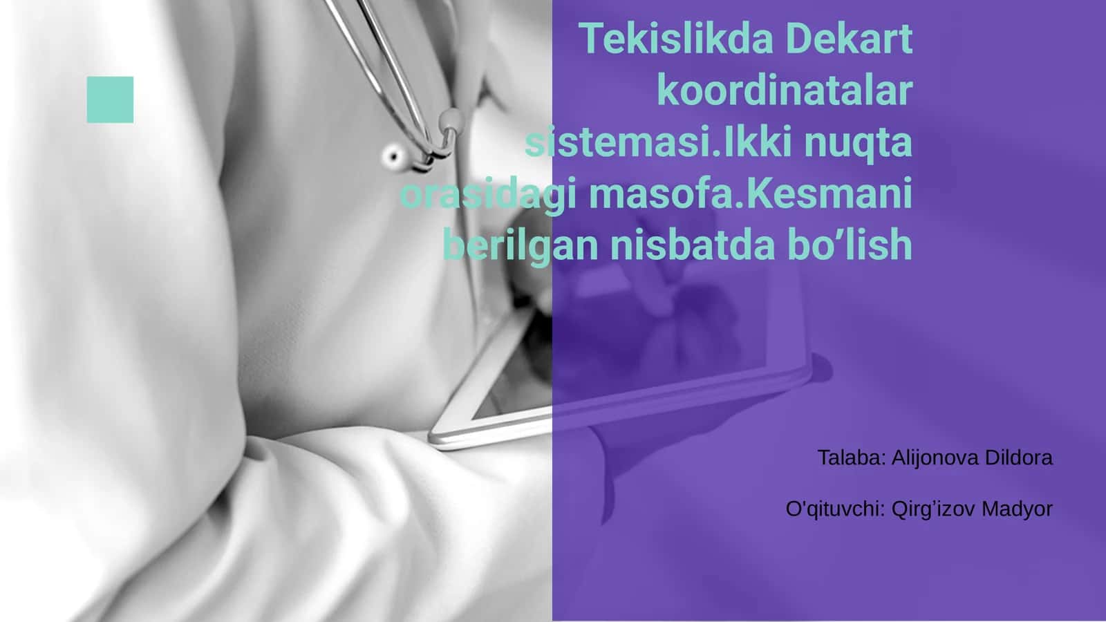 Dekart koordinatalar sistemasi