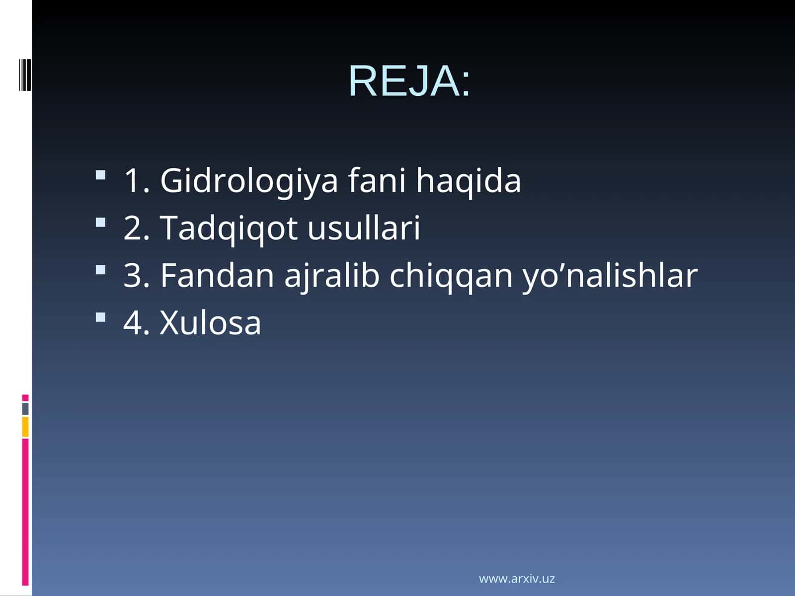 GIDROLOGIYA
