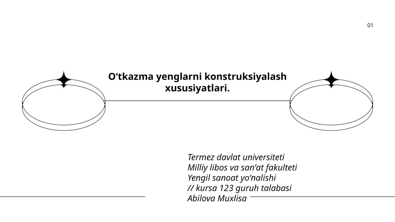Oʻtkazma yenglarni konstruksiyalash xususiyatlari