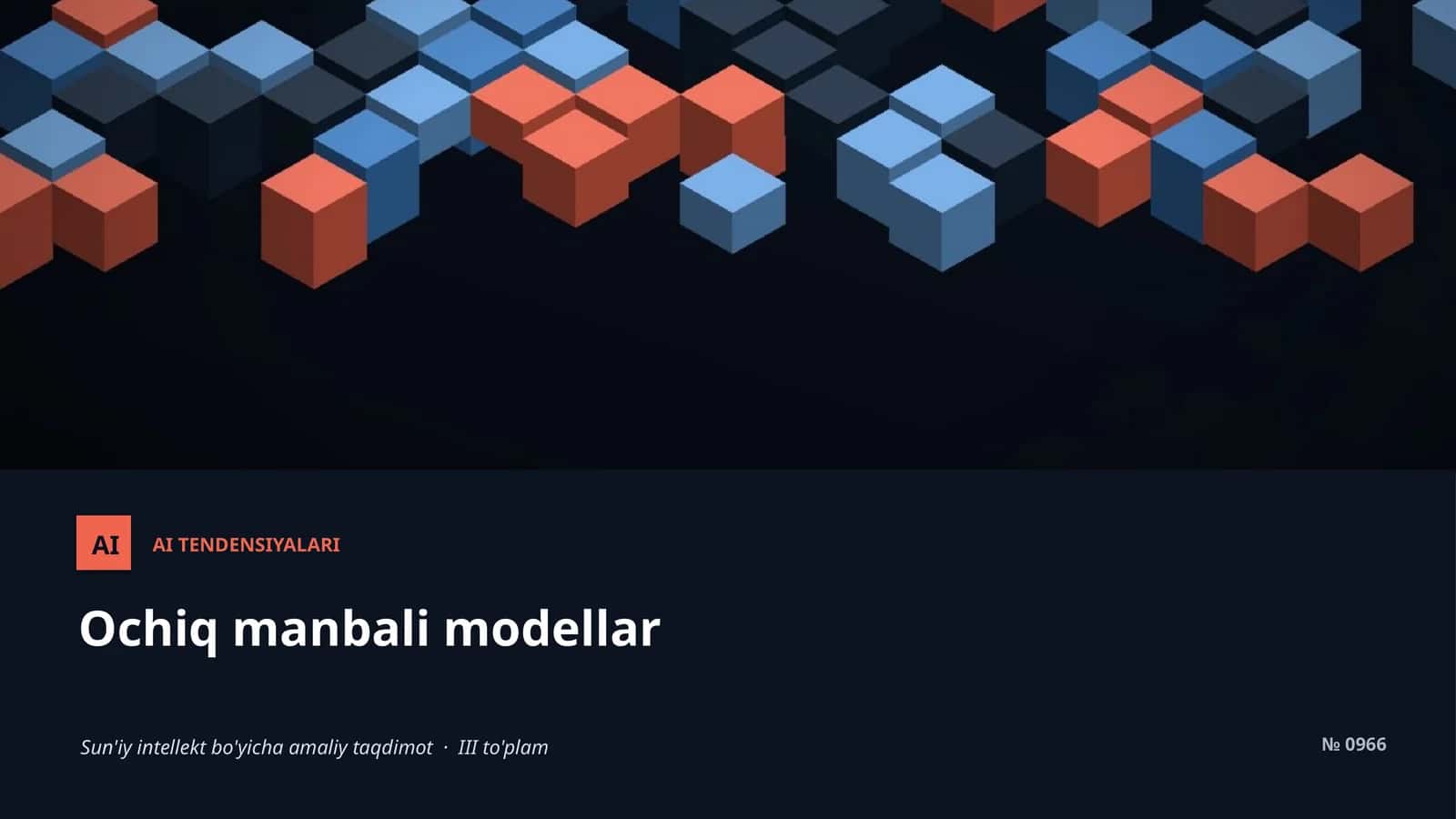 AI TENDENSIYALARI