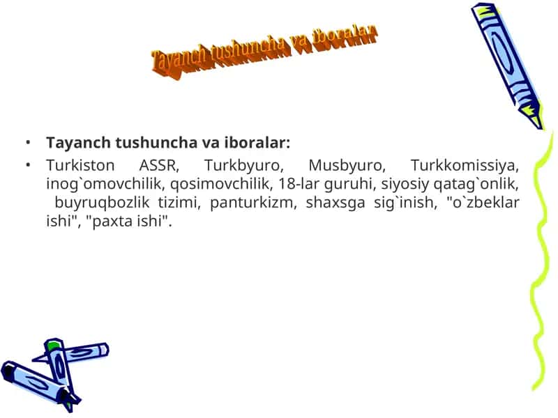 Mustabid sovеtlar tuzumining O`zbеkistondagi qatag`onlik siyosati va uning oqibatlari