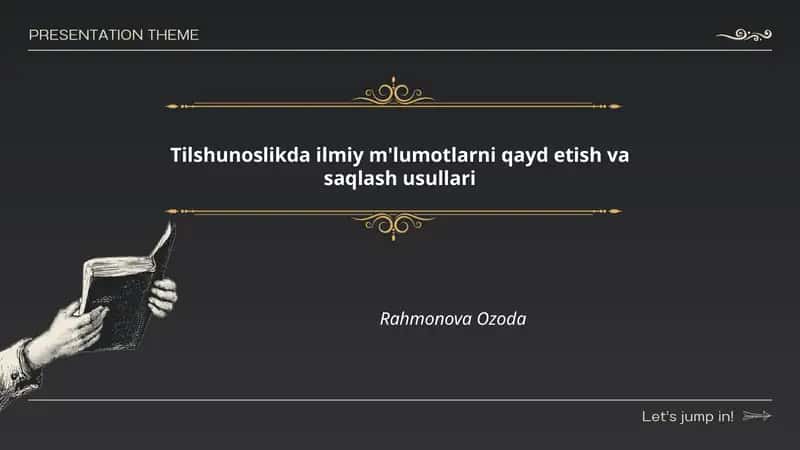Ilmiy ma'lumotlarni qayd etish usullari