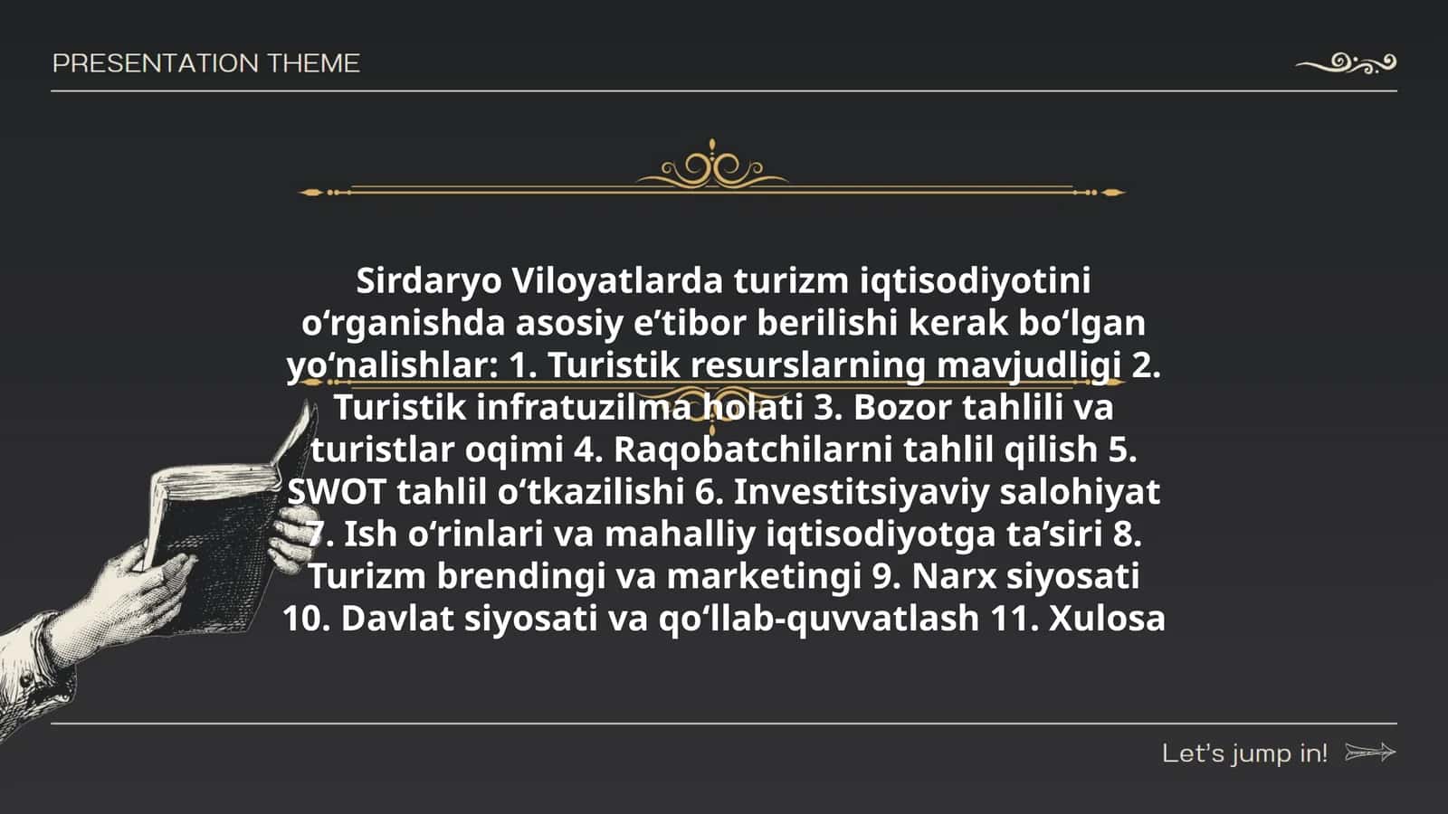 Turizm iqtisodiyoti o‘qitish materiali