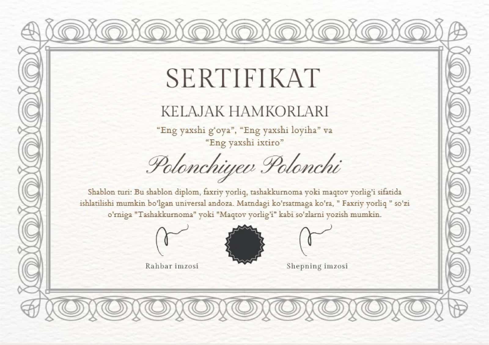 SERTIFIKAT
