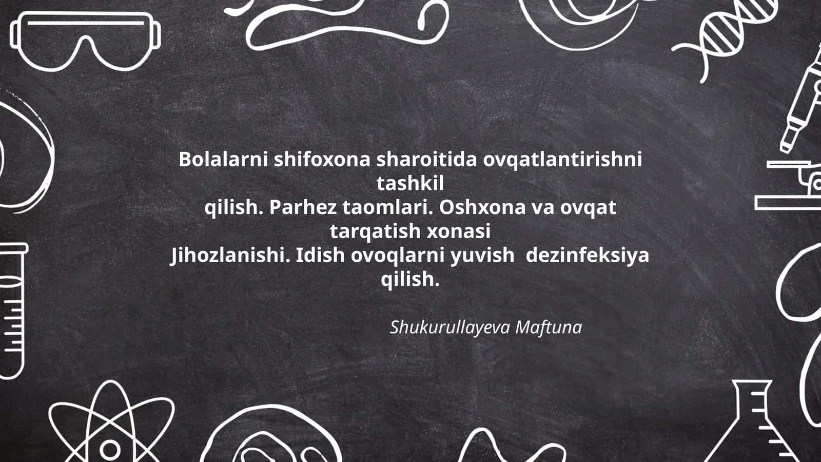 Idish ovoqlarni yuvish dezinfeksiya