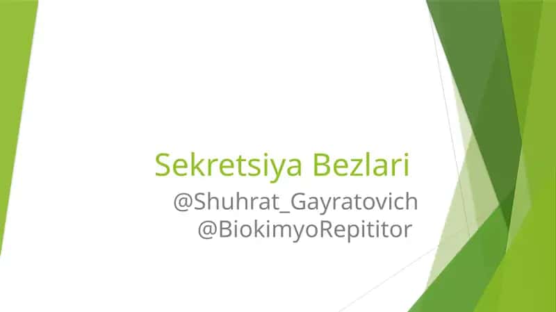 Sekretsiya Bezlari