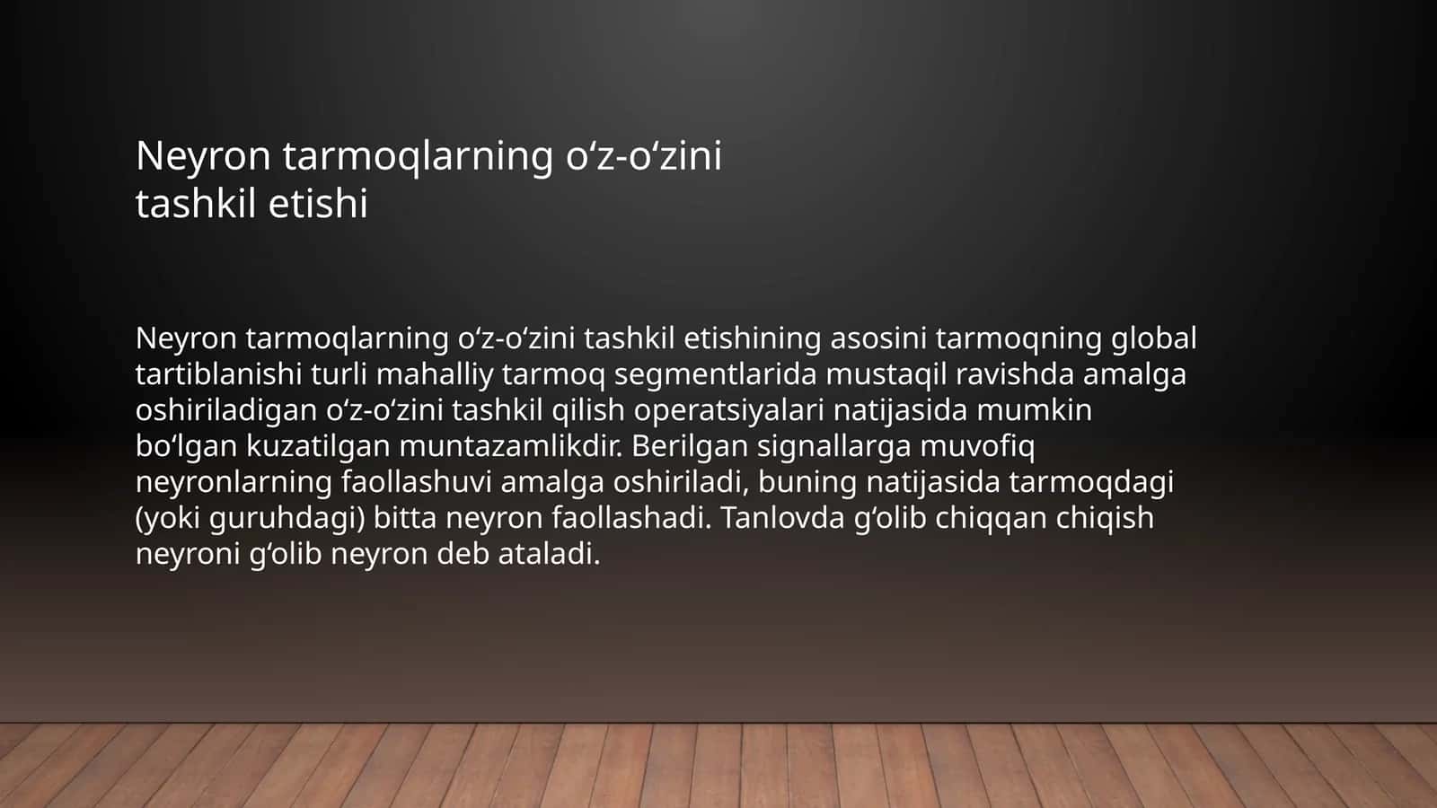 Koxonet neyron tarmog'i