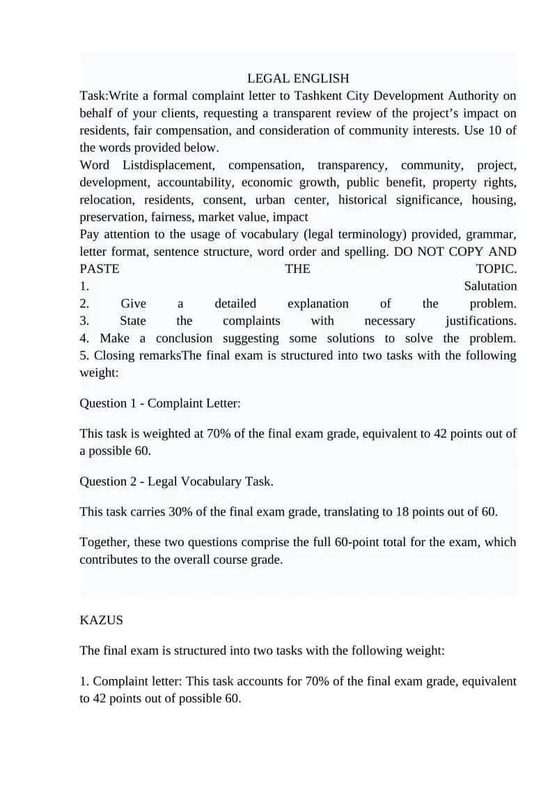 Legal English