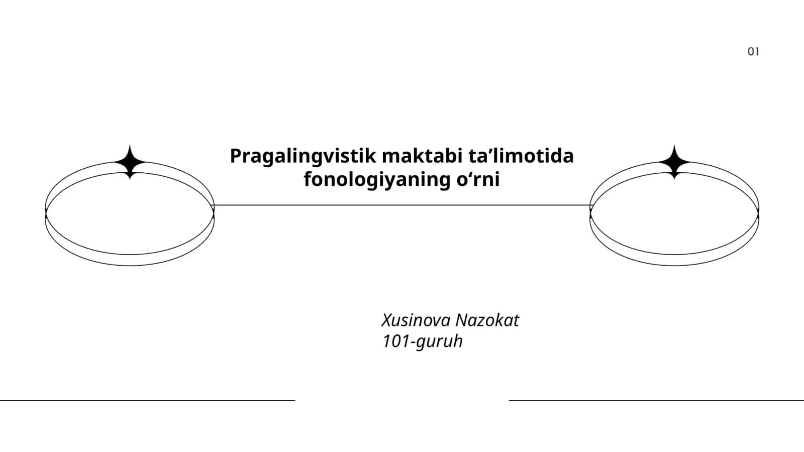 Pragalingvistik maktabi taʼlimotida fonologiyaning oʻrni