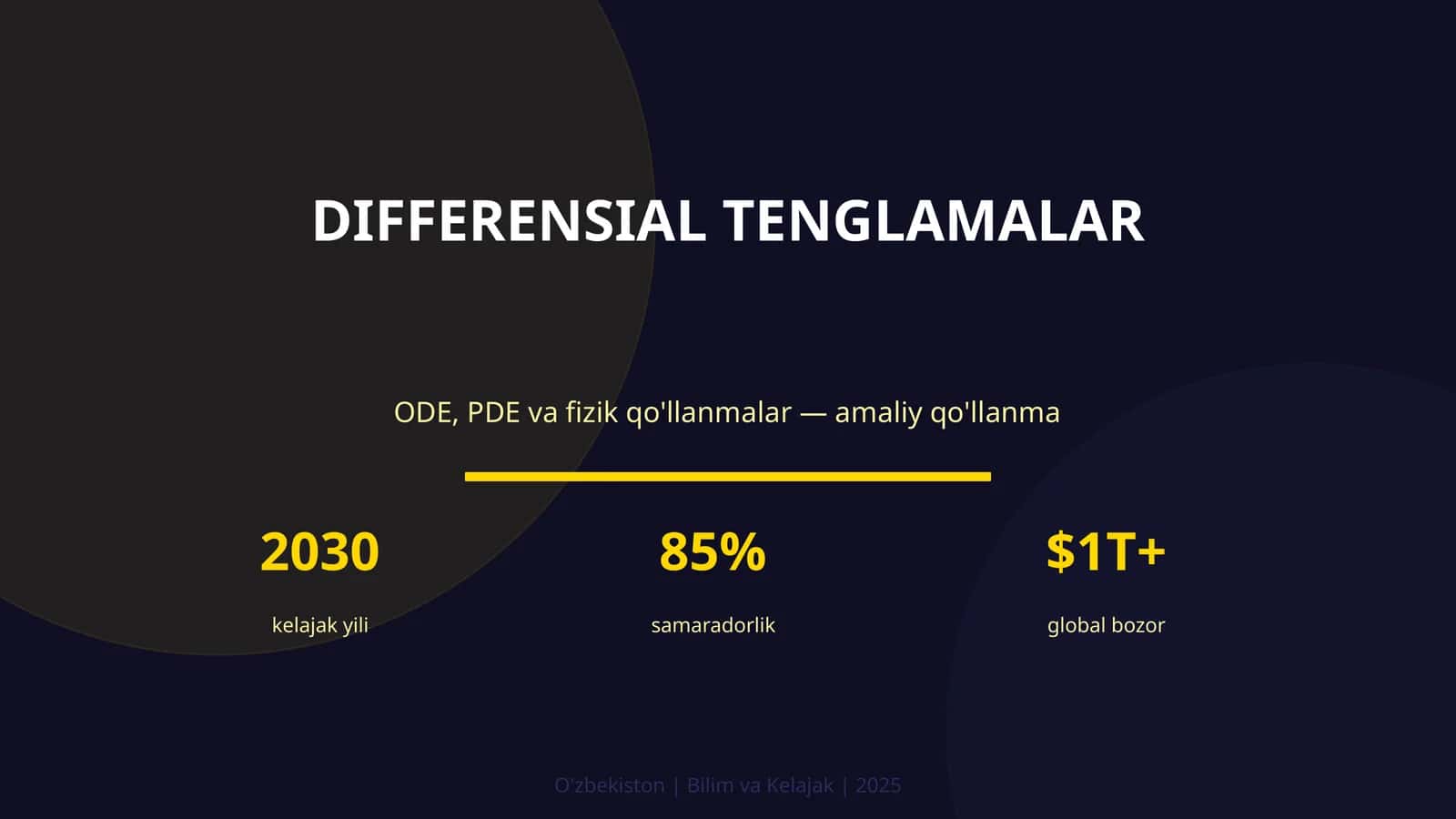 Differensial tenglamalar