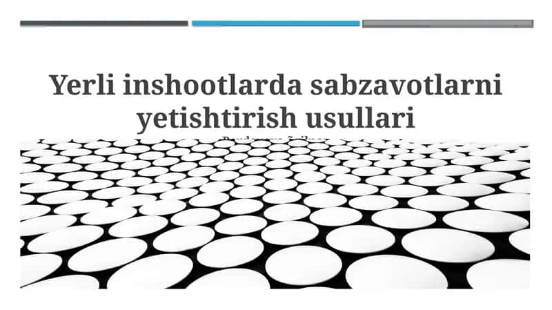 Issiqxona sabzavotchiligi