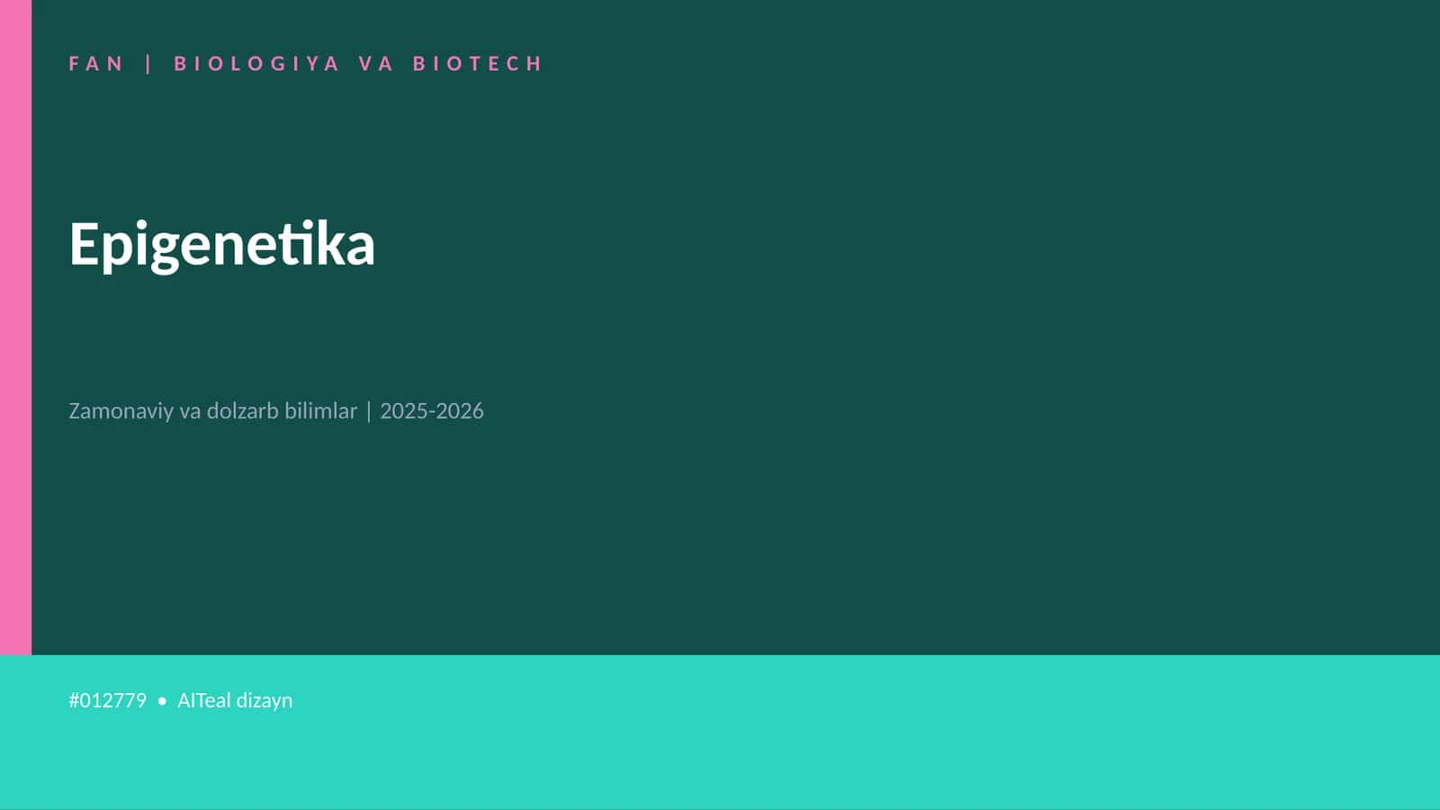 Epigenetika