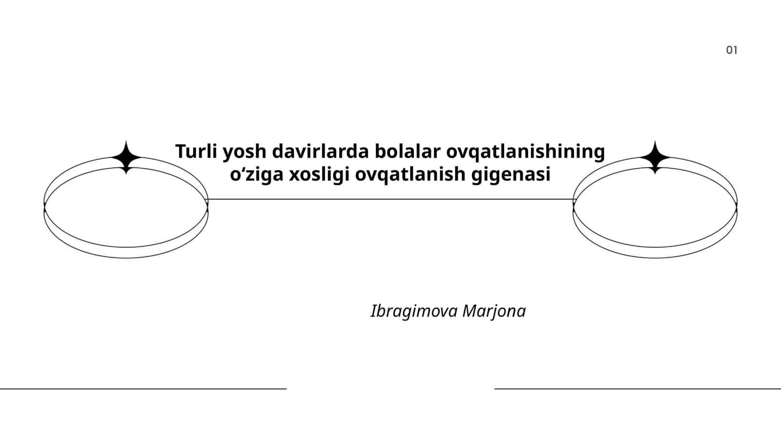Turli yosh davirlarda bolalar ovqatlanishining oʻziga xosligi ovqatlanish gigenasi