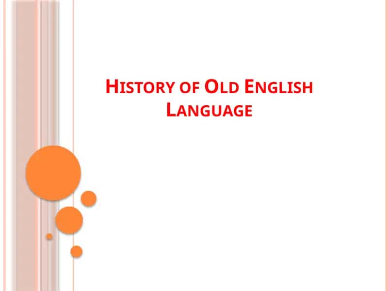 History of English Language