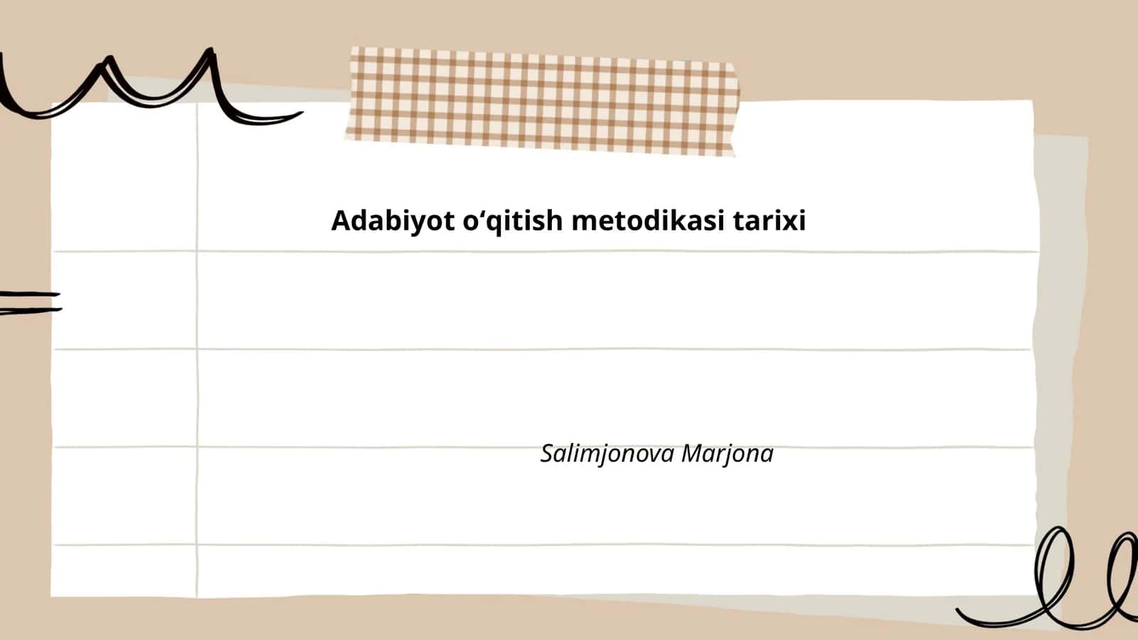 Adabiyot oʻqitish metodikasi tarixi