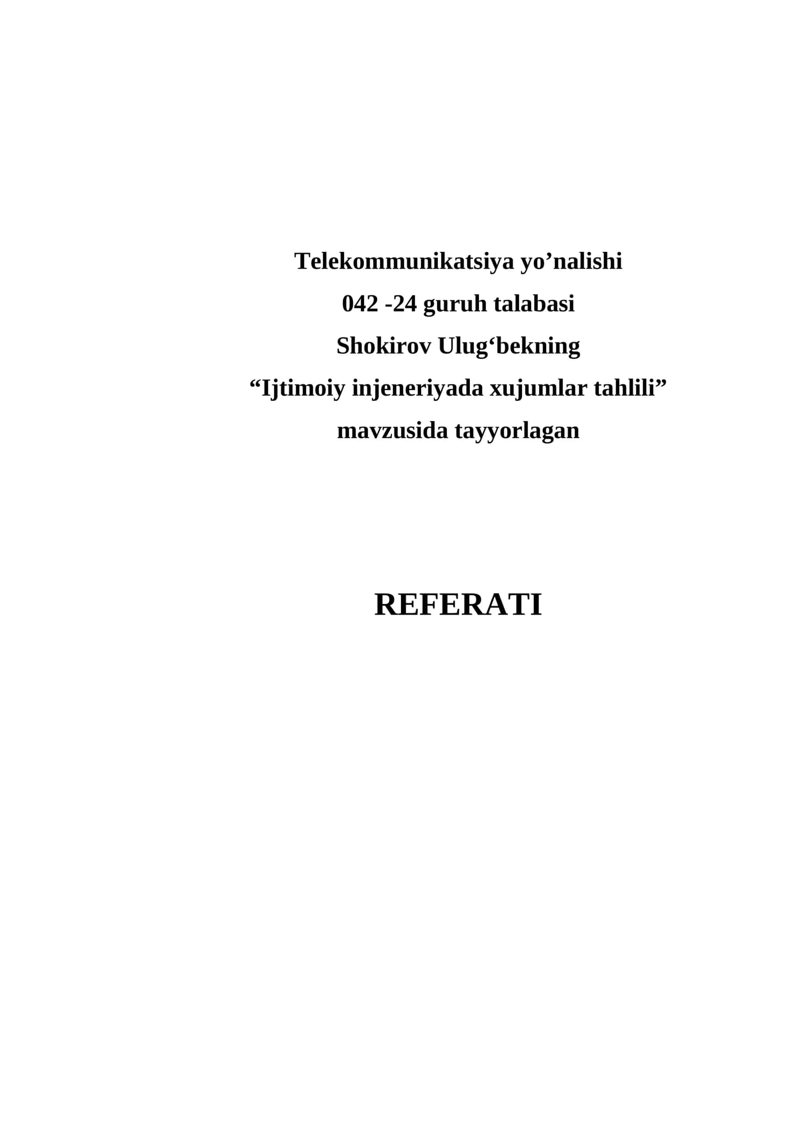 Ijtimoiy injeneriyada xujumlar tahlili