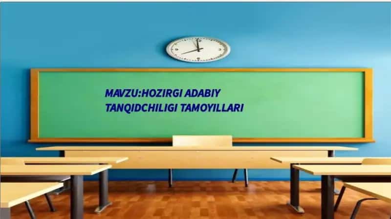 Hozirgi adabiy tanqidchilik nomoyondalari