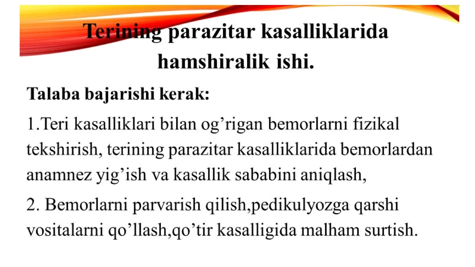 Terining parazit arkasalliklari
