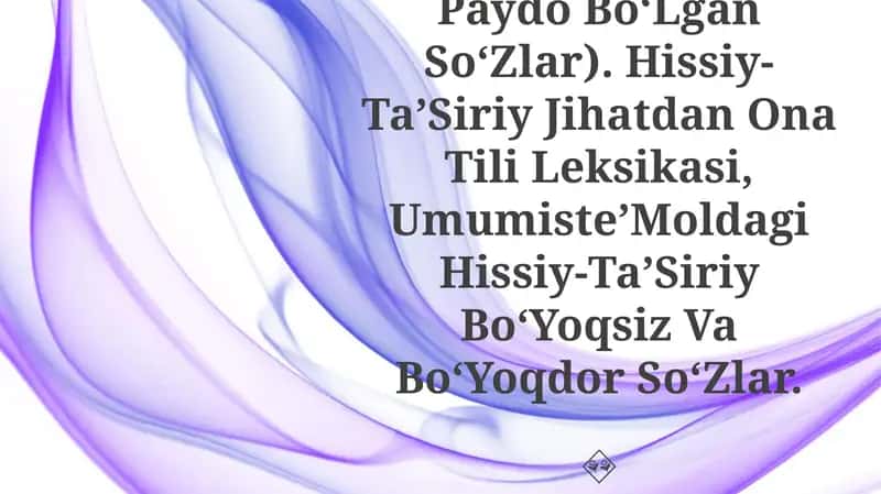 Ona Tilining Nofaol Leksikasi