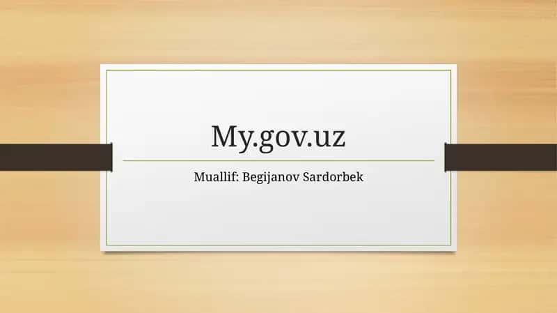 My.gov.uz