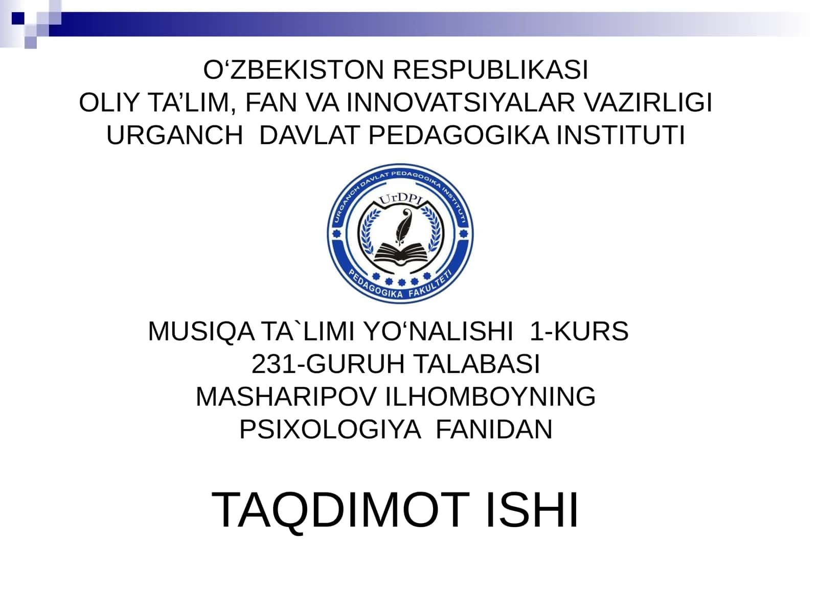 Xarakter haqida tushuncha