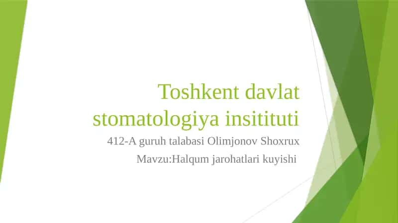 Halqum jarohatlari kuyishi