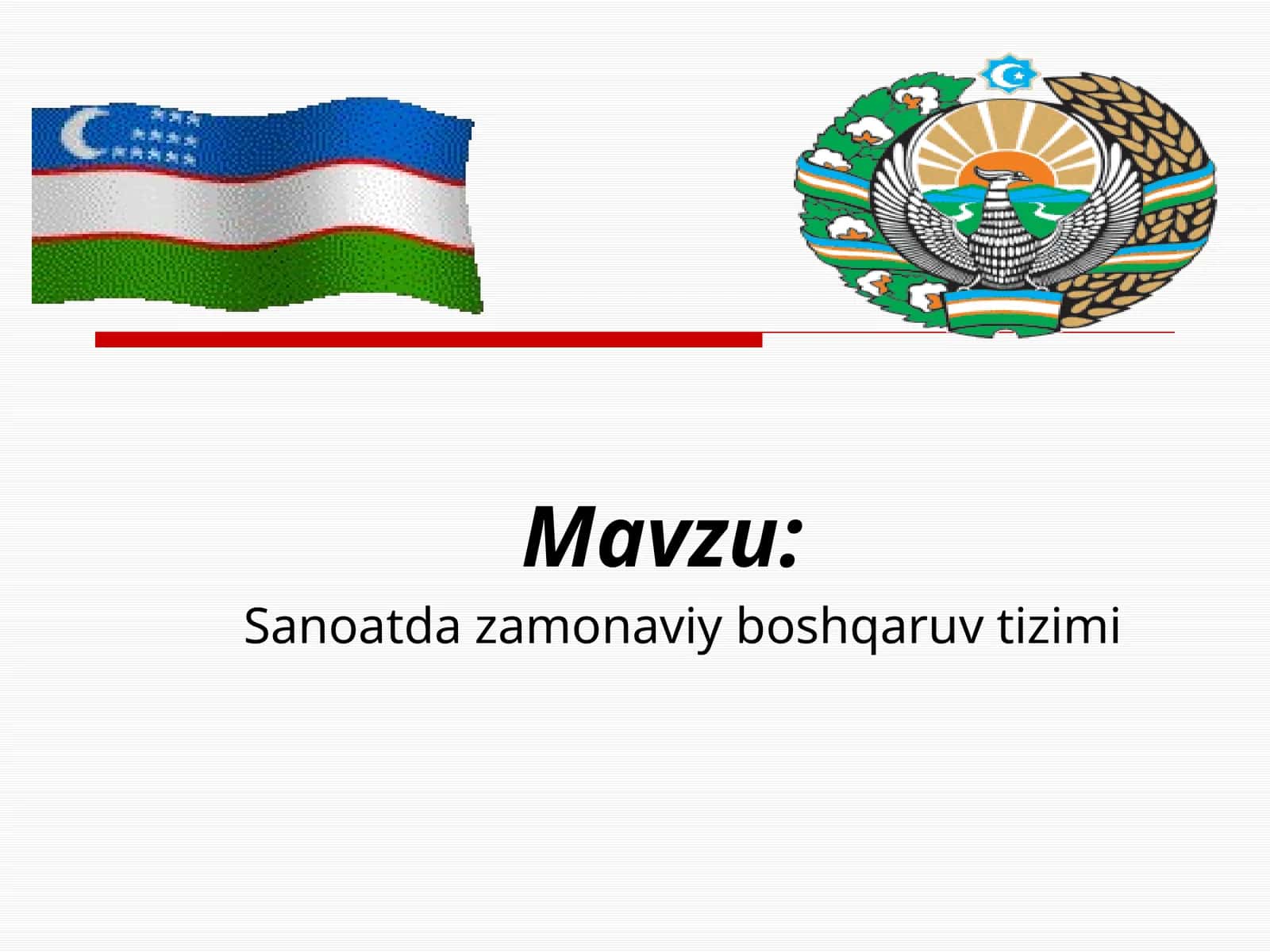 Sanoatdazamonaviyboshqaruvtizimi