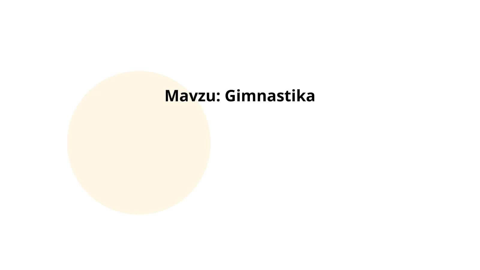 Gimnastika