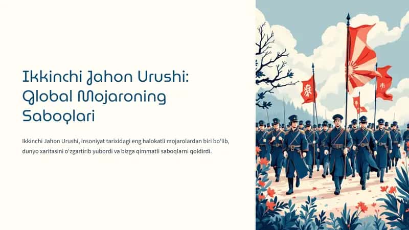 Ikkinchi Jahon Urushi: Global Mojaroning Saboqlari