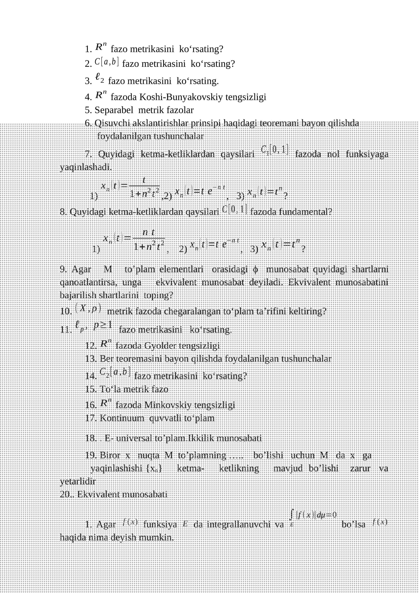 Separabel metrik fazolar