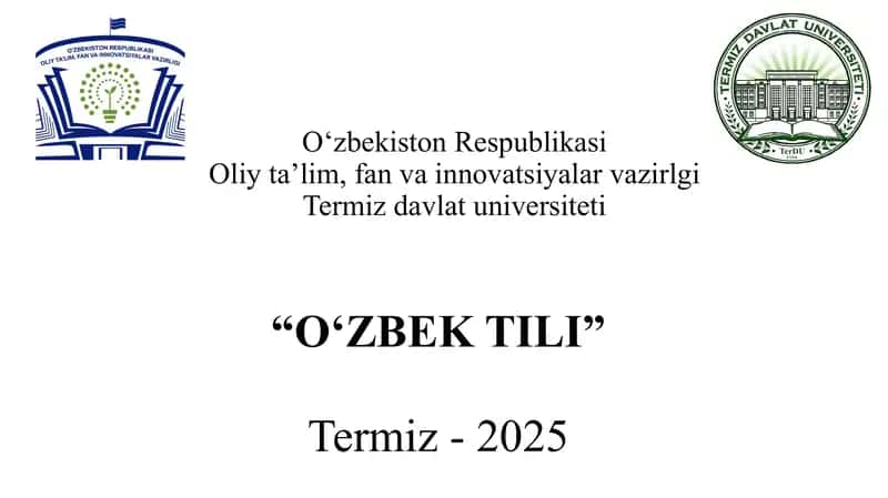 O’z va o’zlashgan qatlam. O’zbekiston tabiati bilan tanishamiz.