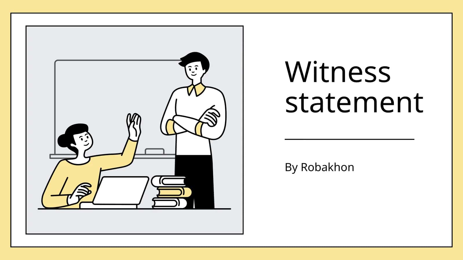 witness statement