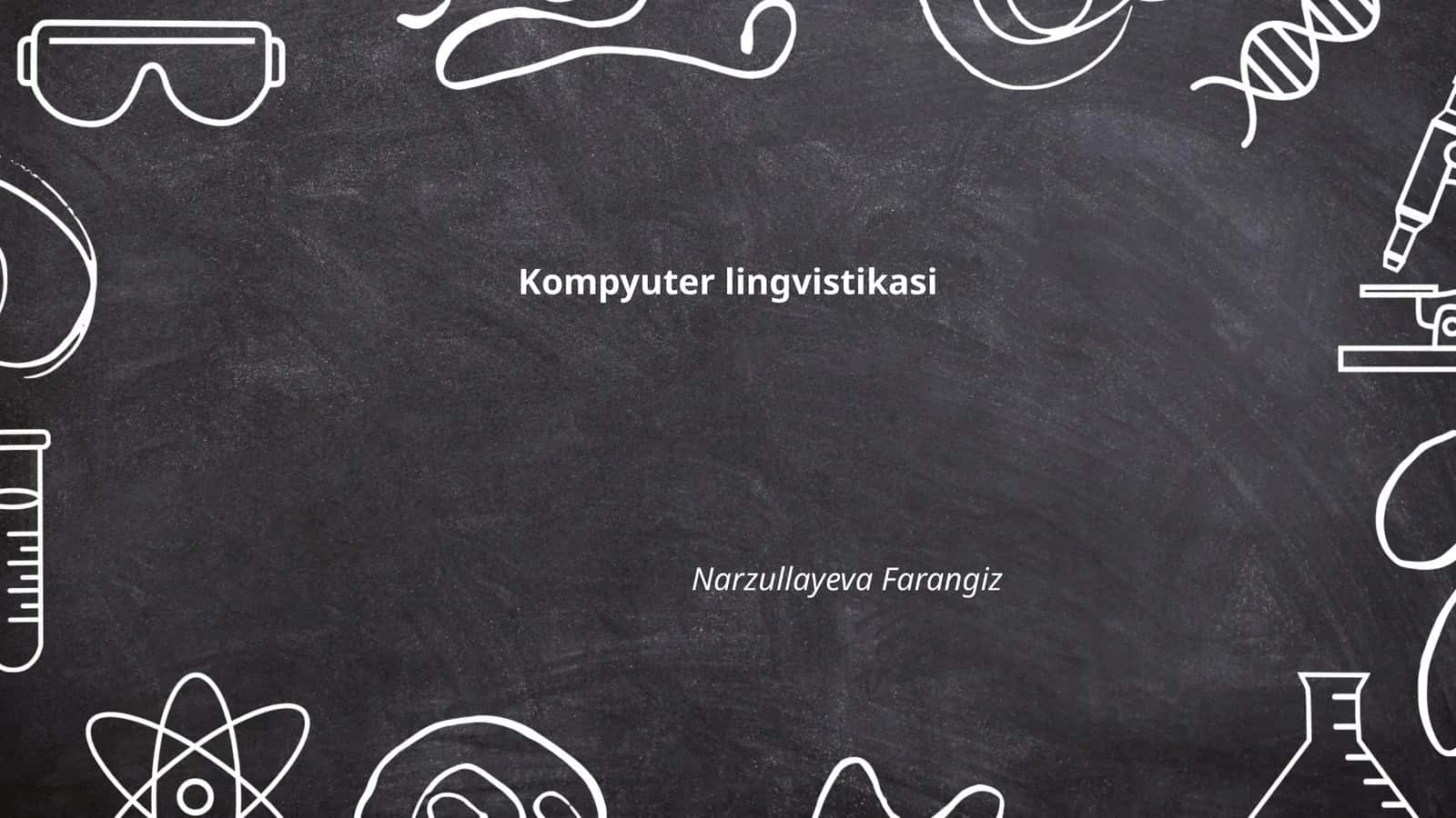 Kompyuter lingvistikasi