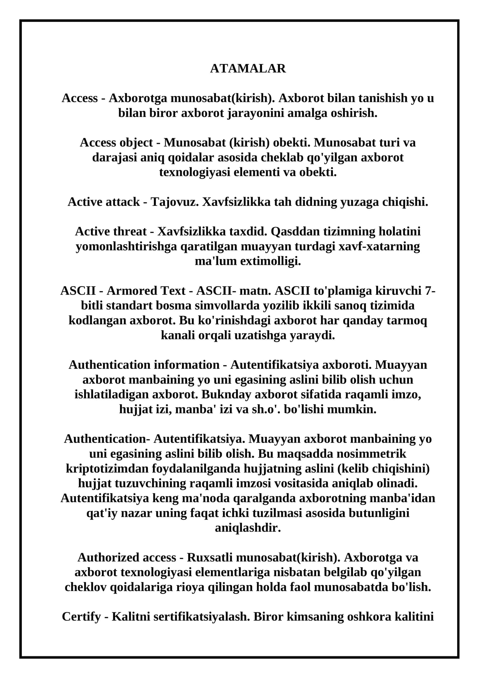 ATAMALAR