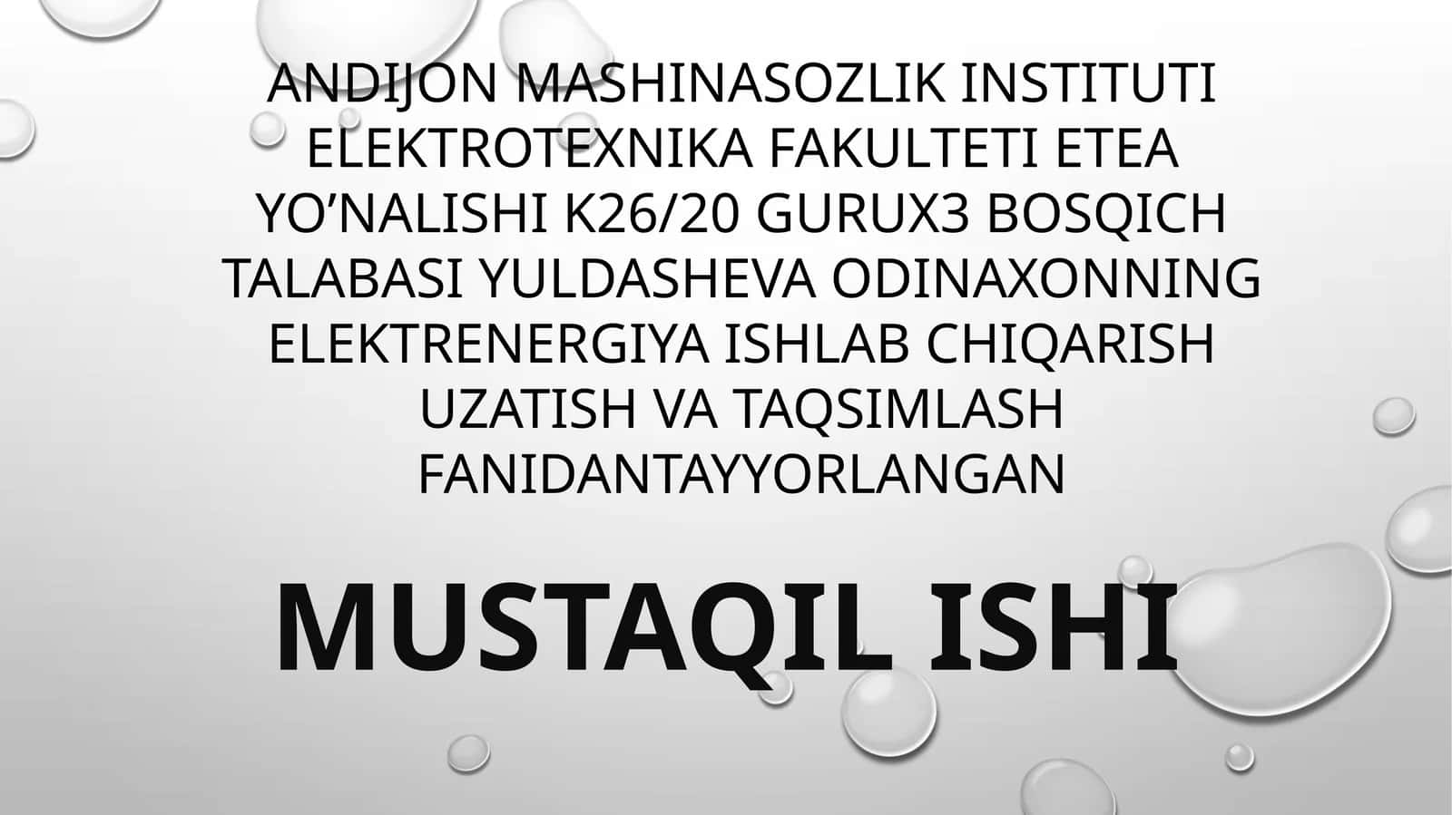 BOSHQARILADIGAN TIRISTORLI KUCHLANISH ROSTLAGICHI O’ZGARMAS TOK MOTORI TIZIMINI TAXLILI