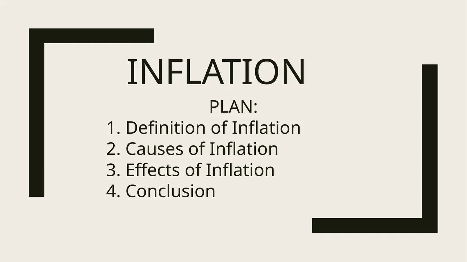 INFLATION