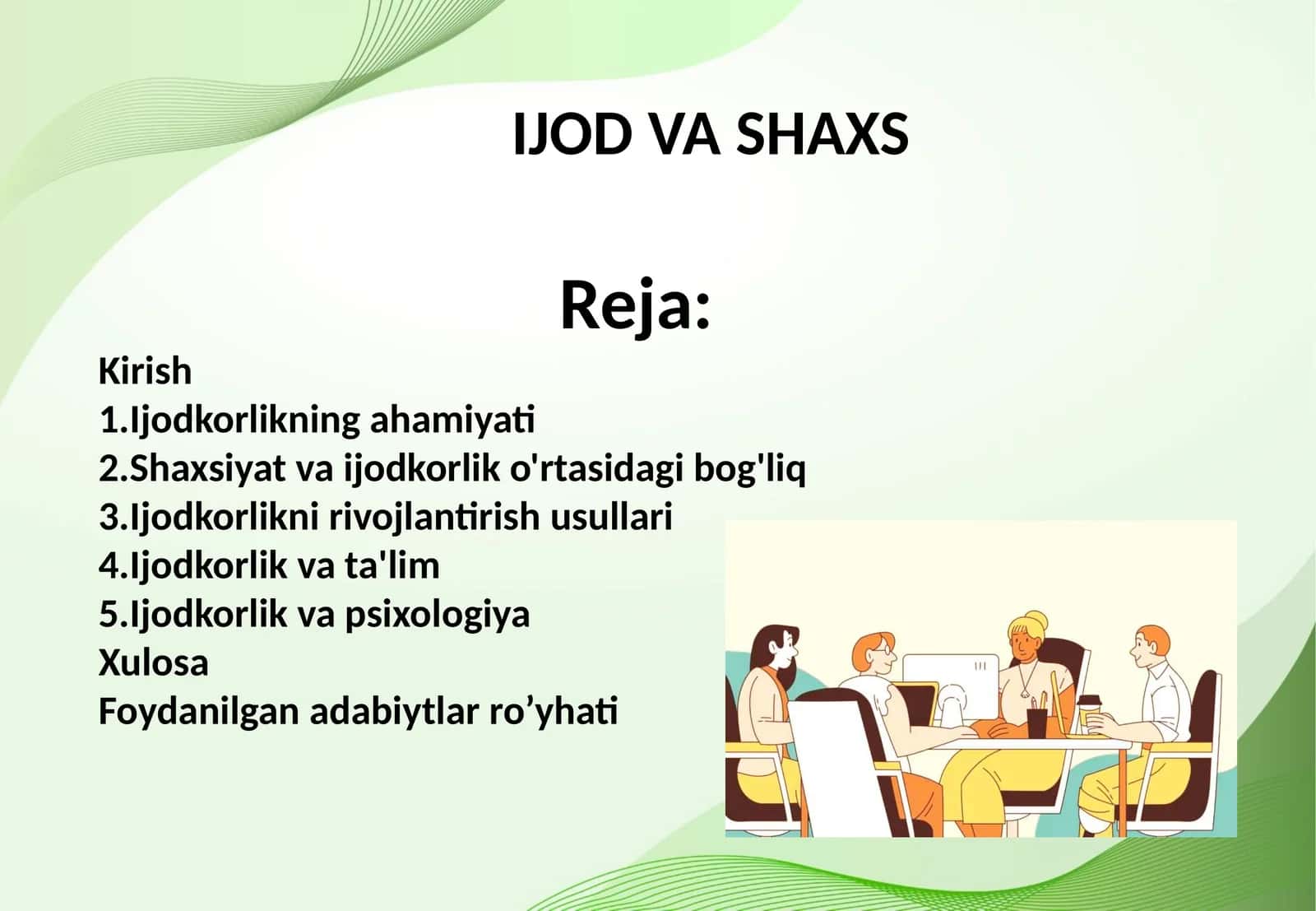 IJOD VA SHAXS