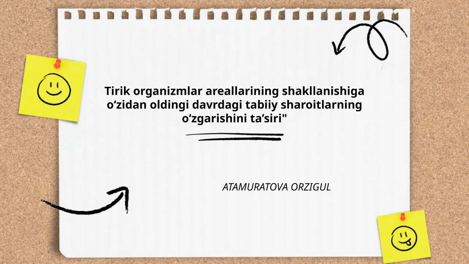 Qadimgi iqlim o‘zgarishlarining tirik organizmlar areallarining shakllanishiga ta’siri