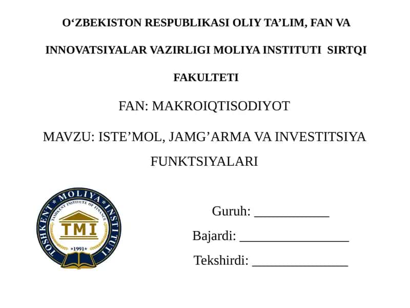 Makroiqtisodiyot