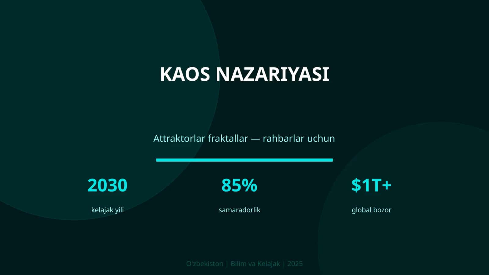 KAOS NAZARIYASI