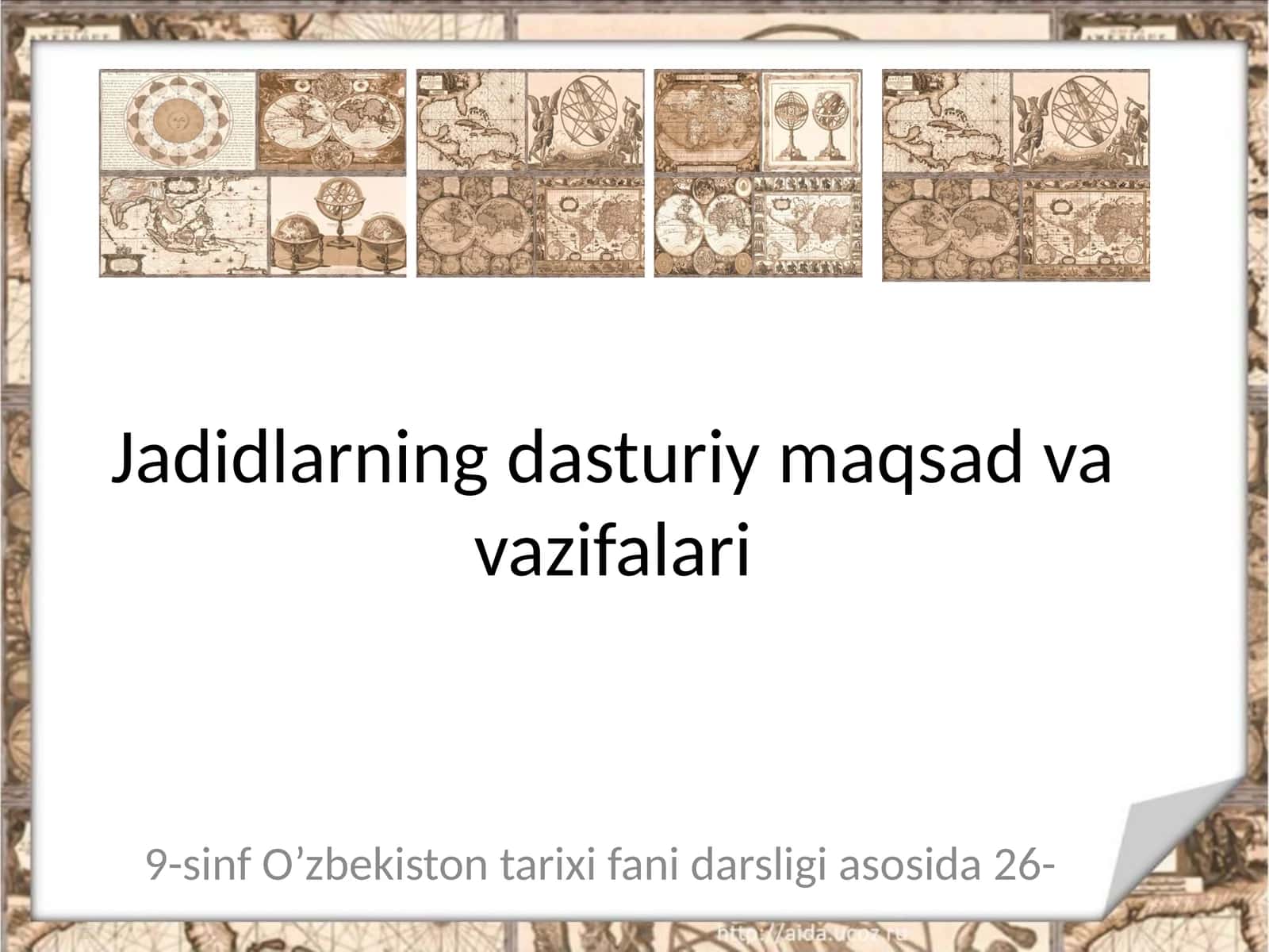 Jadidlarning dasturiy maqsad va vazifalari