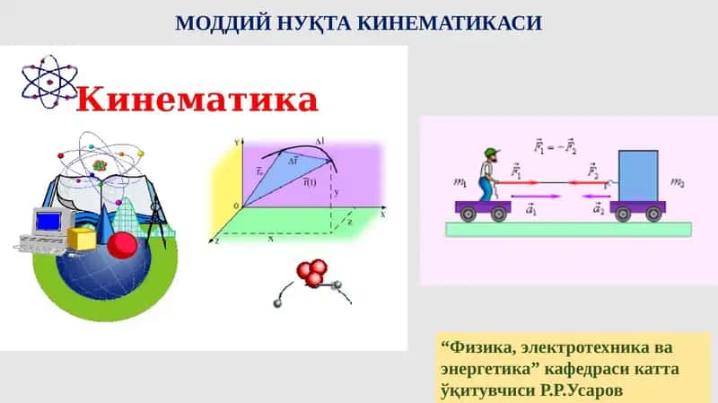МОДДИЙ НУҚТА КИНЕМАТИКАСИ