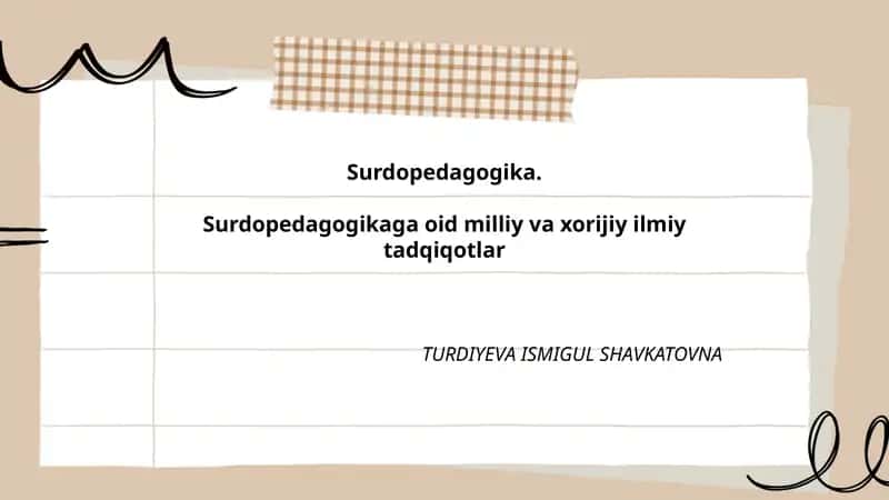 Surdopedagogika