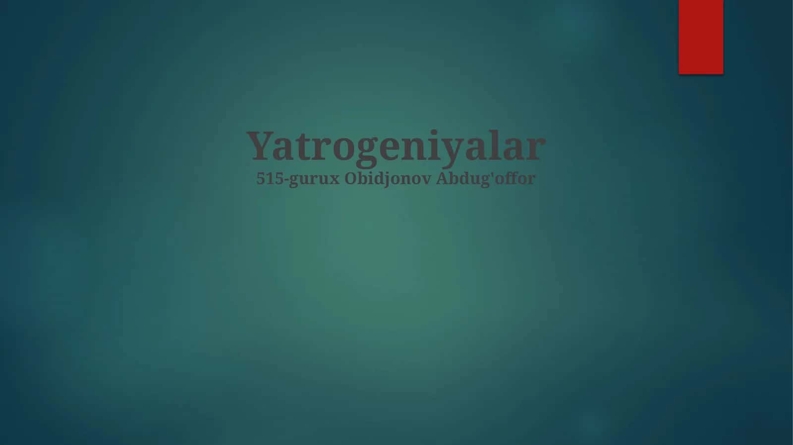 Yatrogeniyalar