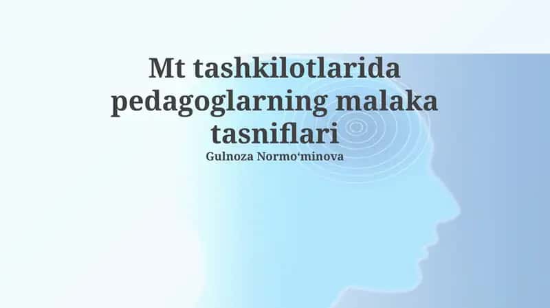 Malaka oshirish tizimi