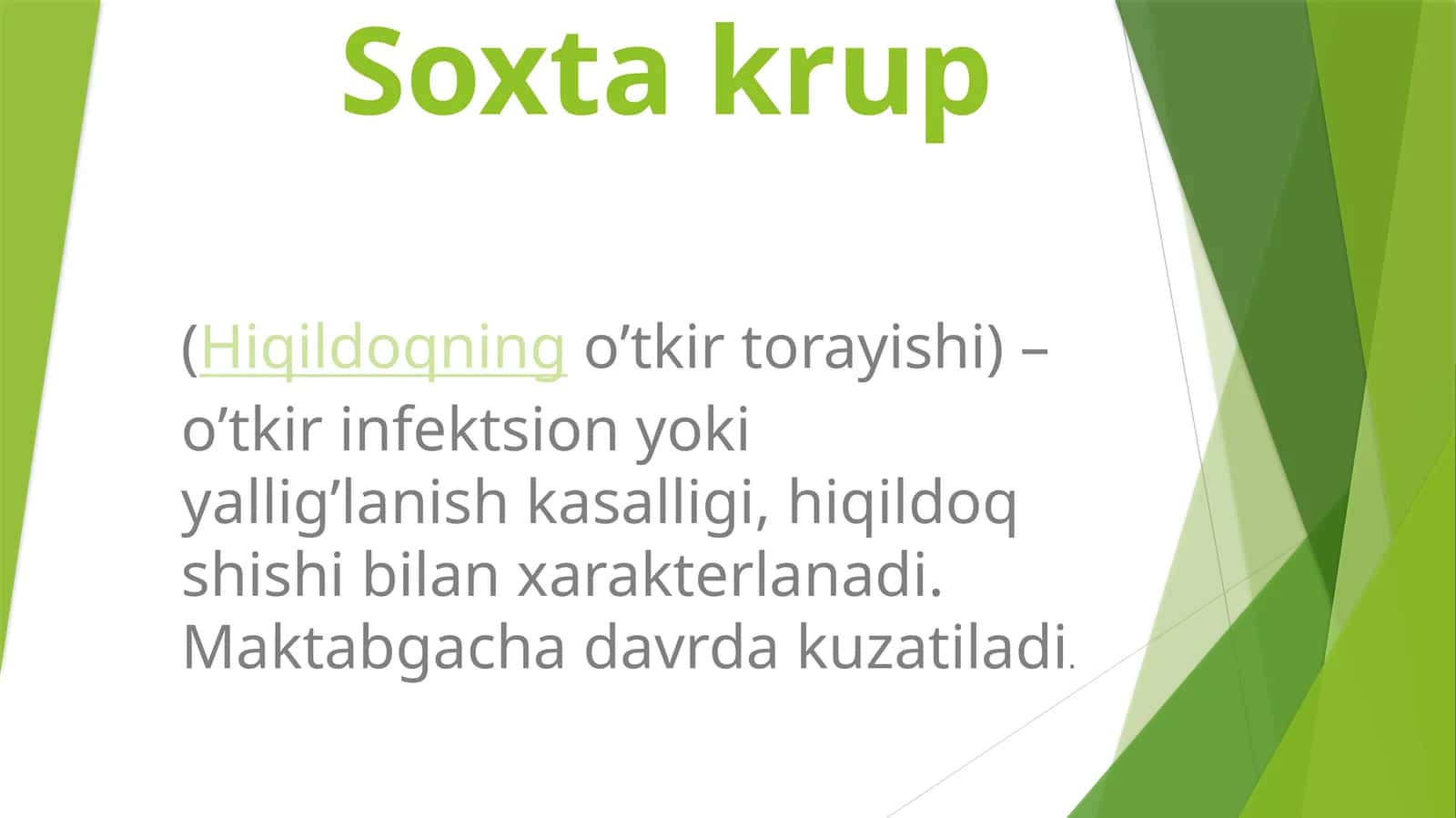 Soxta krup